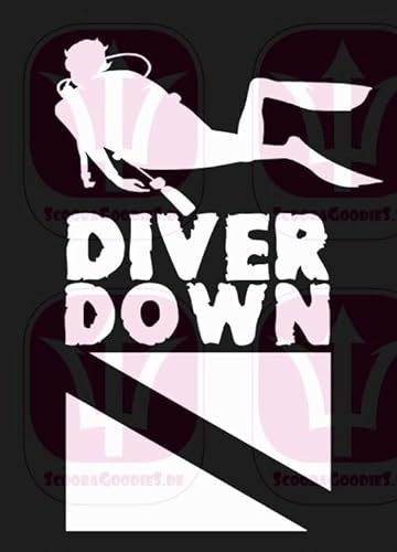 Aufkleber/Sticker Die Cut Decal - Diver Down 8