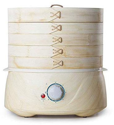 OQHAIR Bamboo Steamer Health Electric Steamer Multifunctional Household Large Capacity MultiLayer Electric Steam Cooker Steamed Fish Steamed Vegetables