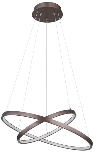 GLOBO Hängeleuchte Deckenlampe Pendelleuchte 42W LED Dimmbar Höhenverstellbar D 51 cm