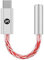 Girftu JCALLY JM6 Pro USB C Type-C to 3.5mm Dual DAC CX31993 MAX97220 Digital Audio Portable decoding amp HiFi DAC Mobile Headset Adapter (Silver Red)