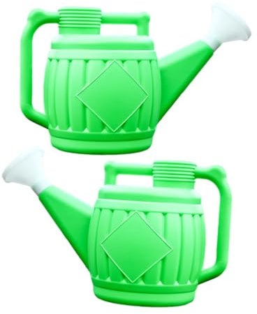 Vaguelly Lot De 2 Arrosoirs Jardin Grand Format 5l en Plastique Vert Épais Arroseurs pour Plantes D'extérieur Jardinage Et Pratique