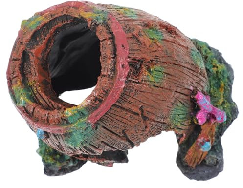 POPETPOP Lizard Hideout Dekorative Versteckhöhle Für Reptilien Und Eidechsen Leicht Und Tragbar Sicheres Habitat Für Schildkröten Frösche Und Mehr Für Terrarien