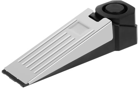 Flintronic Cale Bloque Porte avec Fonction Alarme, 1PC Butée de Porte avec Alarme, Cale Porte avec Alarme 100 DB, Porte de Sécurité à Réglable pour la Protection Personnelle de la Maison,Voyage