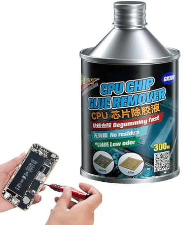 Removedor de pegamento para CPU, líquido disolvente adhesivo negro, limpiador de pasta térmica seguro, disolvente de pegamento de viruta, agente de limpieza adhesivo rápido, disolvente de pegamento