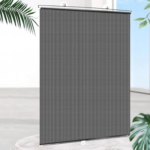 Tenda Oscurante a Rullo con Ventosa,Tende temporanea Portatile,Tenda Avvolgibile per Finestre a Tetto,Persiane Privacy,Tende a Rullo Retrattili,Adatto per auto da ufficio domestico