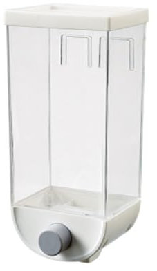 Müslispender Müsli-Organizer for die Küche, Wandmontage, Vorratsdose, Müsli, Reis, Bohnen, versiegeltes Glas, Müslispender(1000ML)