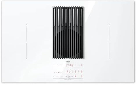 Elica PRF0196339, Piano cottura a induzione con cappa di scarico integrato NIKOLATESLA LIBRA EVO WH/A/83, White