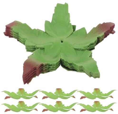 Artibetter 60stücke Grüne Stoff-kelchblätter Blütenblätter Für DIY Künstliche Blumenkelche Bastelmaterialien Kelchblätter Zum Selbermachen DIY-blumenbedarf