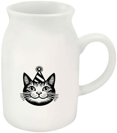 Azeeda 300ml 'Party Cat' Ceramic Milk Jug (MJ00018744)