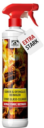 Kamin-Glasreiniger 500 ml - Ultra Starker - Spezialprodukt für Ofenglas & Kaminscheiben