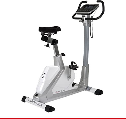 HAMMER 3194 Finnlo Ergometer Varon XTR BT with App Control for Smartphone, Bluetooth Connection, Compatible with: Kinomap and BitGym, Low Entry, 15 Training Programmes