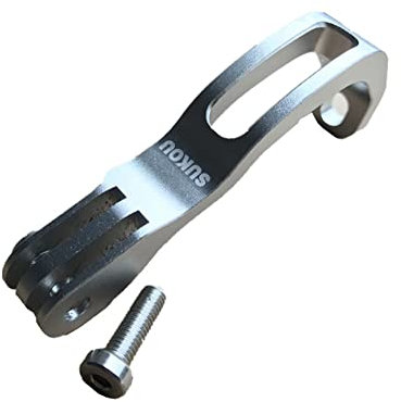SPORTARC für Brompton Fahrrad-Lampenhalterung, Fahrradlampenhalterung, Halterung für GOP-ros für Cateye Halterung für Brompton Fahrrad, silberfarben