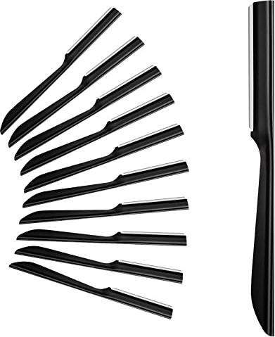 Eyebrow Razor, S.T. Friends 10Pcs Face Razor for Women Exfoliating Dermaplaning Tool, Dermaplane Razor Peach Fuzz Removal, Eyebrow Shaper Trimmer Facial Shaver Help Exfoliate and Smooth the Skin