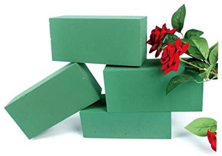 Abaodam Blocco Fiorito Verde Materiale Sano per Decorazioni di Fiori e Bouquet per Matrimonio e Creazioni Artigianali Assicura umidità e Stabilità Ai Fiori e Ghirlande Artificiali