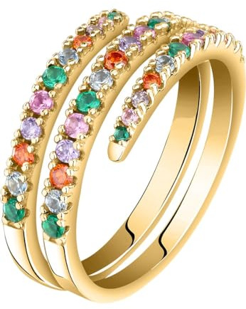 CHRIST Damen-Ring 37 Zirkonia