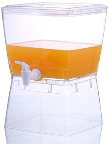Beverage Dispenser,Drink Dispensers 10L Plastic Water Dispenser with Tap Airtight Top Lid Beverage Dispenser Cold Water Kettle for Fridge Iced Tea, Lemonade, Bar, Party