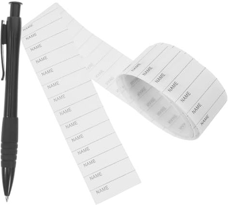 OUNONA 1satz Beschreibbare Kinderetiketten Für Kleidung Waschbare Und Selbstklebende Stoffetiketten Für Schuluniformen Und Kinderbekleidung Identifikation Von Kleidungsstücken