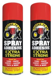 MIXEL Spray Adhesive, Strong And Durable, Multi-Purpose, Quick Drying, Easy Spray Application, Super Glue Spray, Strong and Durable, Versatile And Easy To Use