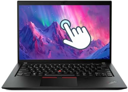Lenovo Thinkpad T490s Ordinateur portable professionnel à écran tactile 14 FHD, Intel Core i5-8365U, RAM DDR4 16 Go, SSD 512 Go, Windows 11 Pro (reconditionné)