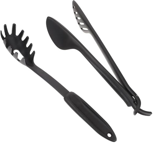 DECOMELODY Pinzas de Nylon para Pasta y Espaguetis Multifunción y Resistentes para Cocina con Mango Ergonómico y Diseño Seguro para Manipulación Dañar Alimentos