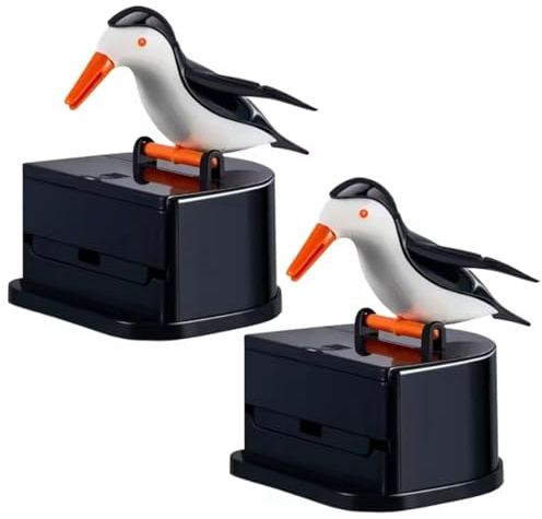 DAGLLGEW 2 Stück Zahnstocherspender, lustiger kleiner Vogel, Zahnstocherhalter, Spender, Push-Typ, Zahnstocherhalter für Zuhause, Restaurant, Esszimmer, Zahnstocher