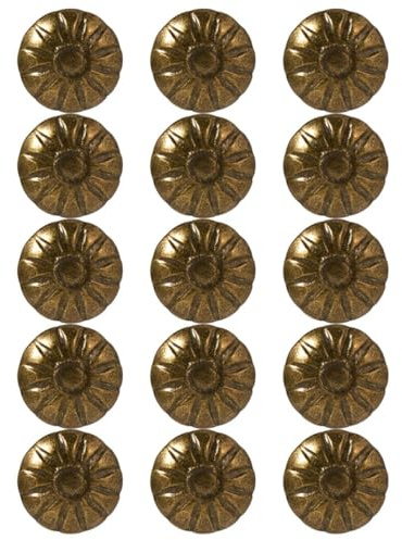 Hohopeti Tachuelas para Tapicería de Muebles 200 Unidades, Clavos Decorativos de Latón Antiguo, Pasadores para Sofá y Decoración Vintage de Hierro Forjado, Ideales para Artesanías