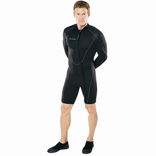 Henderson Man 5mm Thermoprene Long Sleeve Shorty / Jacket (Front Zip) Scuba Diving Wetsuit-XSmall