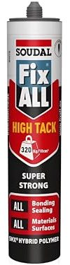 Soudal 101444 Fix All High Tack Super Strong Adhesive White