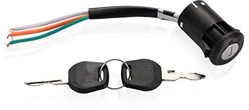 GOOFIT Blocchetto Interruttore Di Avviamento Con Chiave 3 Fili Di Accensione Principali Sostituzione per 50cc 70cc 90cc 110cc 150cc 200cc 250cc Go Kart Dune Buggy Buggies Atv E Dirt Bike Parts hm 50
