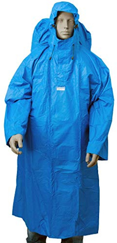 LOWLAND OUTDOOR Poncho de pluie bleu