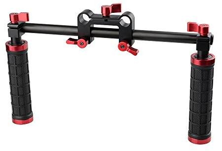 CAMVATE Kamera Handheld Grips Lenker Support Kit für DSLR Kamera Camcorder Schulter Rig