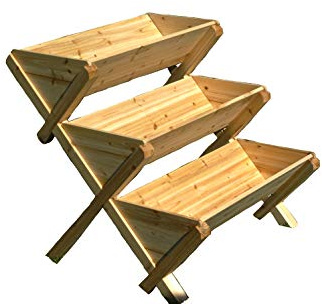 RSI 3 Tier Eden Garden Table, Natural Fir Wood