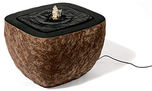 Fontaine Riverstone Grey Fuente Almeria 50x45x32 cm incl. Anschlußkabel und Akku