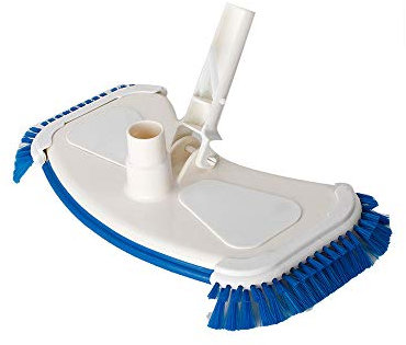 PopHMN Swimming Pool Cleaner, Floor Vacuum Cleaner Head, Swimming Pool Liner Vacuum Head with Side Brushes 38 * 20 * 10 cm, swimming Pool Cleaning Brush Cleans Floors Effortlessly, Standard