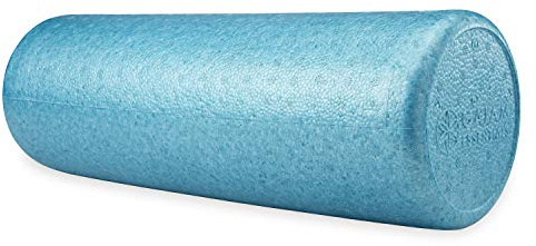 Gaiam Essentials Foam Roller 18, High Density Firm Deep Tissue Muscle Massager for Back Pain & Sore Muscles, 18 Inch, Teal