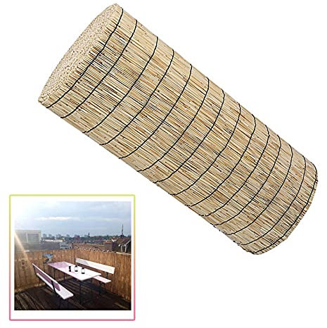 Takeashi Schilfrohrmatten Sichtschutz Windschutz Patio-Sichtschutz, Schilf-Zaun-Paneele, Balkon-Sichtschutz, Gartenzaun-Abschirmung, dekorativer Pflanzenzaun