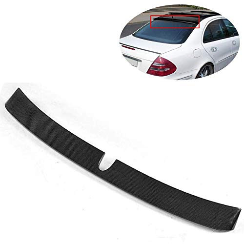 Real Carbon Fiber Kit Heckspoiler passend für W211 E-Klasse E300 E350 E430 E500 E550 E55 E63 AMG-Stoßstange Limousine 4-Türer 2002-2006