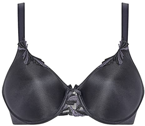 Chantelle HEDONA, Reggiseno Preformato con Ferretto, Intimo Invisibile Donna, Gris Profond/Gris Lavande, 3F