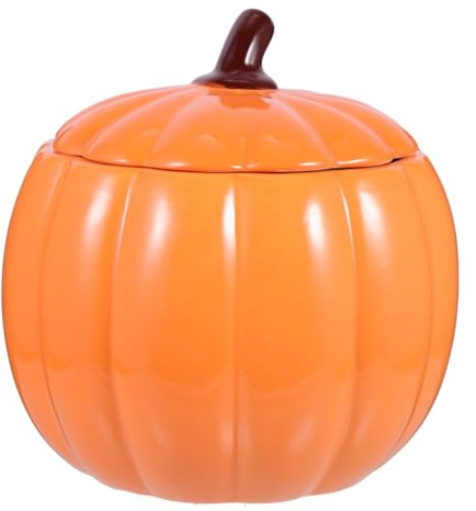Halloween-kürbisbecher Kürbis Cocotte Für Lebensmittel Schüssel in Kürbisform Puddingschüssel Pistazienschale Kürbis Suppenschüssel Kochschüssel Kaffee Keramik