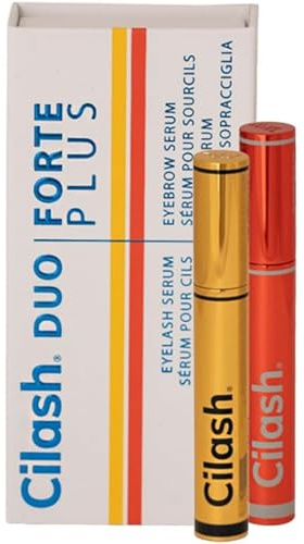 Cilash Forte Plus DUO – Premium Wimpern- & Brauenserum Set (2x3ml) – Klinisch getestetes Wachstum ohne Hormone – Dichtere, vollere Wimpern & Augenbrauen in 6 Wochen