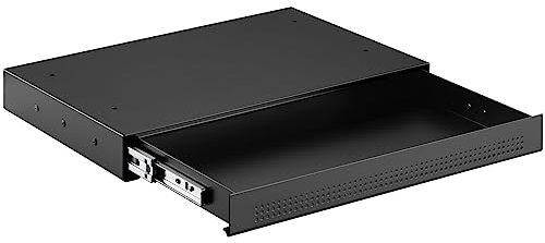 CAVO Dokumentenschublade aus Stahl 410 x 272 mm schwarz, Schreibtischschublade Unterbauschublade