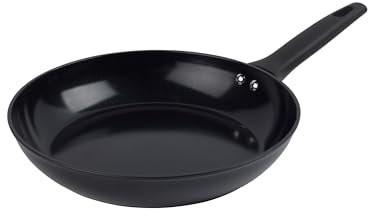 Russell Hobbs RH03277EU7 Verde Thermocollar 26 cm Frying Pan – Healthy Ceramic Non-Stick Coating, PFAS-Free, Recycled Aluminium Body, Induction Egg Omelette Cooking Pan, Temperature Indicator Cookware