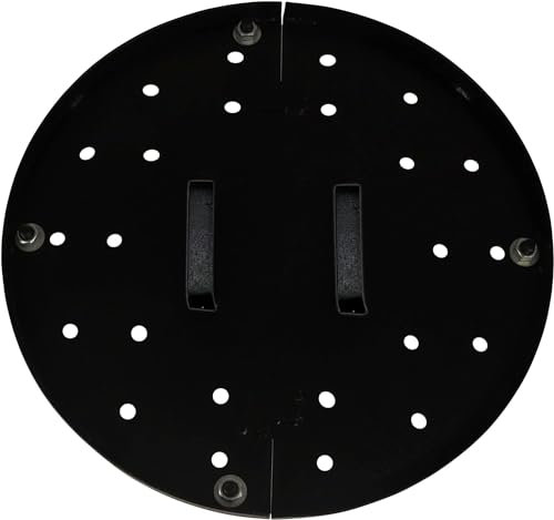 FEBTECH 13 Inches Thick Baffle Burner Plate For Charcoal Clay Tandoor Oven