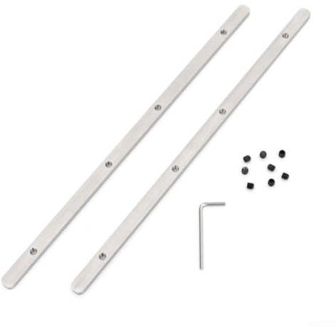 Kit de rail de guidage pour scie circulaire avec vis, accessoires de rail de rail de rideau
