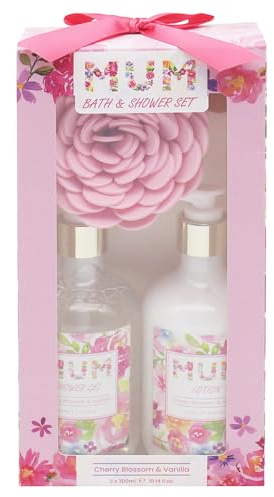 The Leonardo Collection Jennifer Rose Gallery Mum Bath & Shower Set | Luxurious Body Wash, Shower Gel & Bath Bombs | Relaxing Bubble Bath & Bath Soak | Cruelty-Free Spa Gift Set for Women