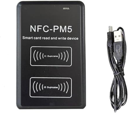 Cpolebev IC/ID Reader Writer NFC Encryption Decoding Duplicator 125KHz 13.56MHz Frequency Copier RFID Card Reader