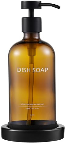 Janxin Braun Spülmittelspender Küche, Dish Soap Dispenser