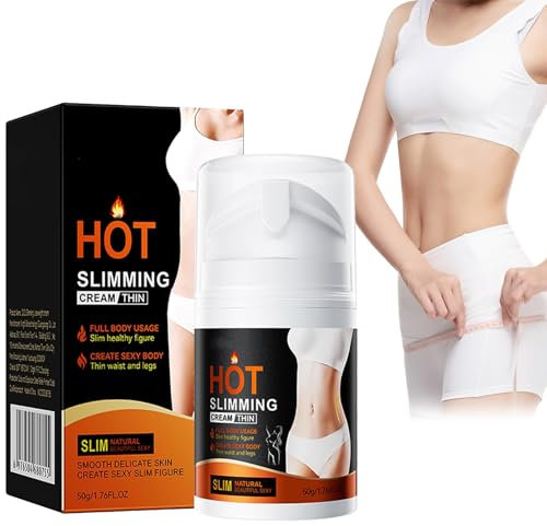 Anti-Cellulite-Creme,Fettverbrennungscreme, Straffende & Schlankheitscreme,Körperformende Massage-Creme für Taille, Magen, Bauch & Gesäß-50g