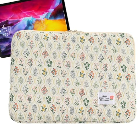 Custodia Per Laptop Da 14 Pollici, Borsa Da Trasporto Per Computer Con Design Floreale Custodia PC Portatile Sleeve Per Laptop Per Lavoro E Viaggi, 35x26x3cm