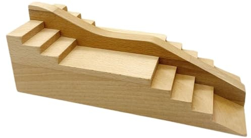 Tmboryuu Hölzerne Finger Skateboard Rampen, einfaches Übungshindernis für Indoor Outdoor Spaß Aktivitäts Hindernis